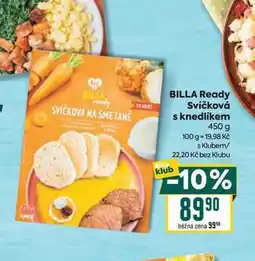 Billa BILLA Ready Svíčková s knedlíkem 450 g nabídka
