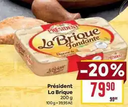 Billa Président La Brique 200 g nabídka