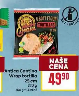Billa Antica Cantina Wrap tortilla 25 cm 370 g nabídka