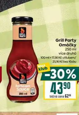 Billa Grill Party Omáčky 250 ml nabídka
