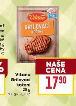 Billa Vitana Grilovací koření 28 g nabídka