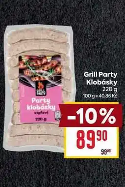 Billa Grill Party Klobásky 220 g nabídka
