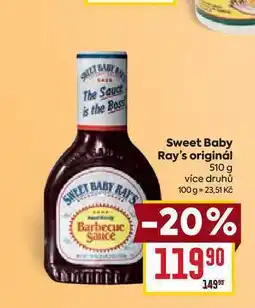 Billa Sweet Baby Ray's originál 510 g nabídka