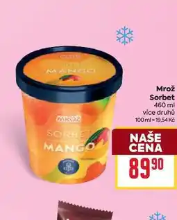 Billa Mrož Sorbet 460 ml nabídka