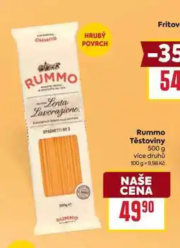 Billa Rummo Těstoviny 500 g nabídka