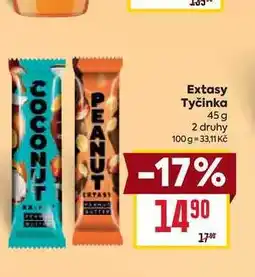 Billa Extasy Tyčinka 45g nabídka