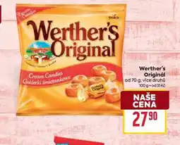 Billa Werther's Originál od 70g nabídka