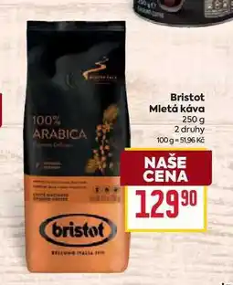 Billa Bristot Mletá káva 250 g nabídka