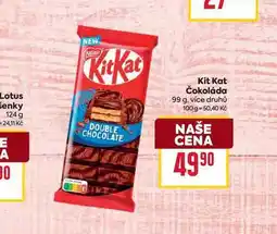 Billa Kit Kat Čokoláda 99 g nabídka
