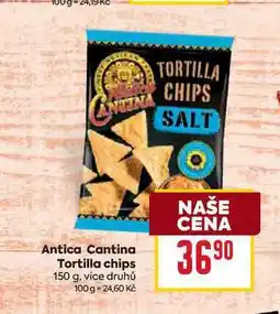 Billa Antica Cantina Tortilla chips 150 g nabídka