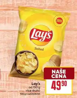 Billa Lay's od 190 g nabídka