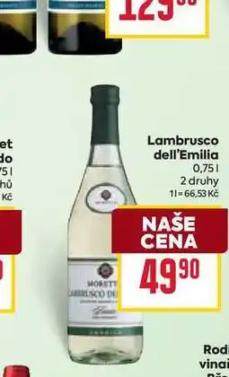 Billa Lambrusco dell'Emilia 0,75l nabídka