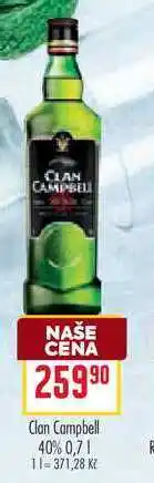 Billa Clan Campbell 40% 0,7l nabídka