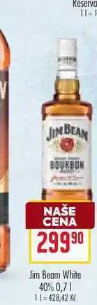 Billa Jim Beam White 40% 0,7l nabídka