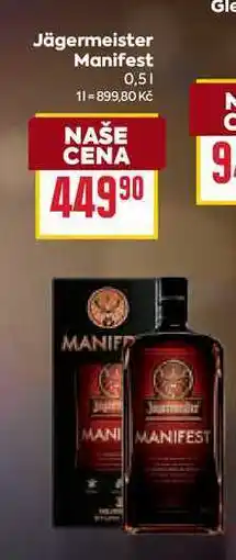 Billa Jägermeister Manifest 0,5l nabídka