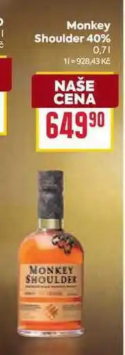 Billa Monkey Shoulder 40% 0,7l nabídka