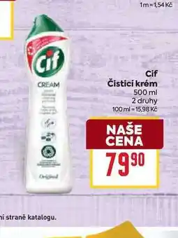 Billa Cif Čisticí krém 500 ml nabídka