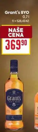 Billa Grant's 8YO 0,7l nabídka