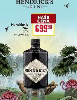 Billa Hendrick's Gin 0,71 nabídka