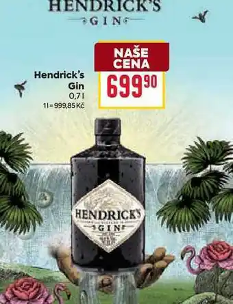 Billa Hendrick's Gin 0,71 nabídka