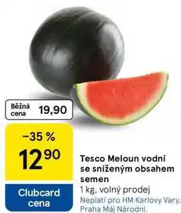 Tesco Tesco Meloun vodní se sníženým obsahem semen, 1 kg nabídka