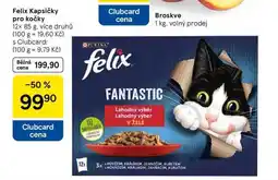 Tesco Felix Kapsičky pro kočky, 12× 85 g. více druhů nabídka