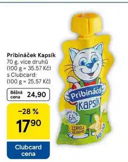 Tesco Pribináček Kapsík, 70 g, více druhů nabídka
