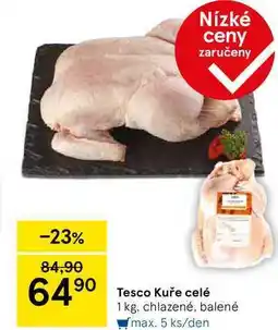 Tesco Tesco Kuře celé, 1 kg, chlazené, balené nabídka
