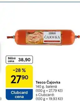 Tesco Tesco Čajovka, 140 g, balená nabídka