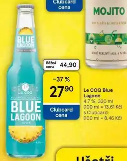 Tesco Le COQ Blue Lagoon 4.7%, 330 ml nabídka