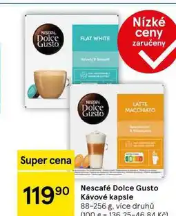 Tesco Nescafé Dolce Gusto Kávové kapsle, 88-256 g, více druhů nabídka