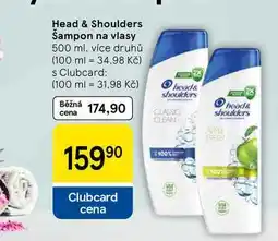 Tesco Head & Shoulders Šampon na vlasy, 500 ml nabídka