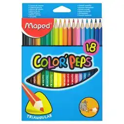 Tesco Maped Color' Peps Pastelky trojboké 18 ks nabídka