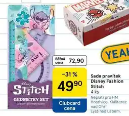 Tesco Sada pravítek Disney Fashion Stitch, 4 ks nabídka
