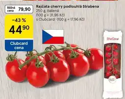 Tesco Rajčata cherry podlouhlá Strabena, 250 g nabídka