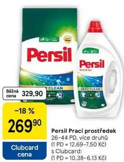 Tesco Persil Prací prostředek, 26-44 PD, více druhů nabídka