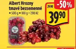 Albert Albert Hrozny tmavé bezsemenné 500 g nabídka