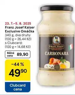 Tesco Franz Josef Kaiser Exclusive Omáčka, 340 g nabídka