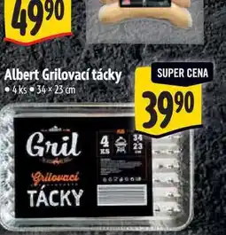 Albert Albert Grilovací tácky 4 ks 34 x 23 cm nabídka