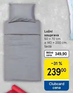 Tesco Ložní souprava 50 x 70 cm a 140 x 200 cm, šedá nabídka