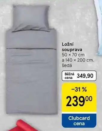 Tesco Ložní souprava 50 x 70 cm a 140 x 200 cm, šedá nabídka