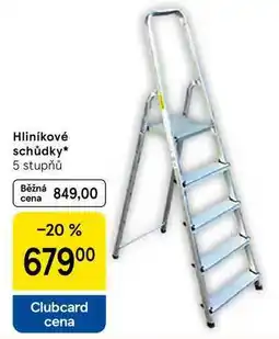Tesco Hliníkové schůdky, 5 stupňů nabídka