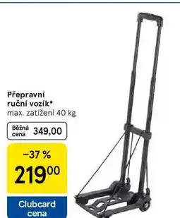 Tesco Přepravní ruční vozík, max. zatížení 40 kg nabídka
