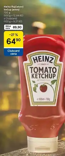 Tesco Heinz Rajčatový kečup jemný, 700 g nabídka