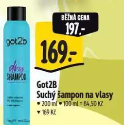 Albert Got2B Suchý šampon na vlasy nabídka