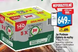 Albert Jar Platinum Tablety do myčky nabídka