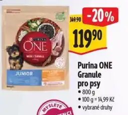 Albert Purina ONE Granule pro psy nabídka