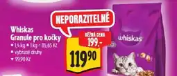 Albert Whiskas Granule pro kočky nabídka