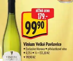 Albert Vinium Velké Pavlovice nabídka