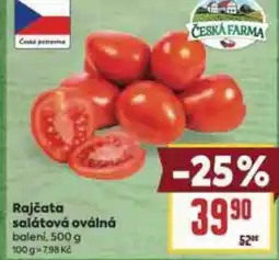 Billa Rajčata salátová oválná nabídka